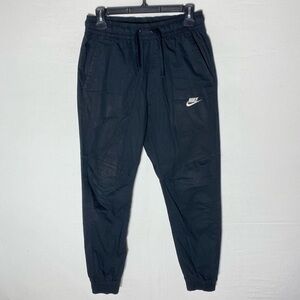 Nike Black Jogger Track Pants with Logo S